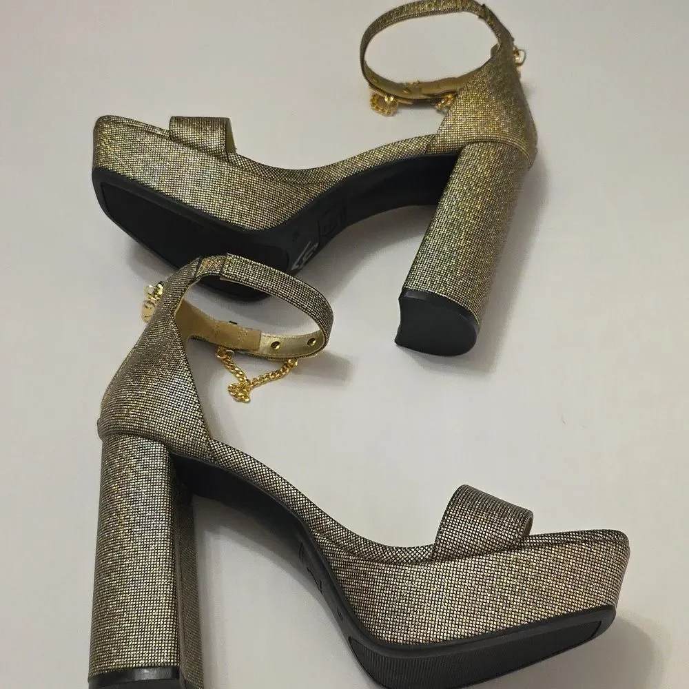 BRAND NEW GBG LOS ANGELES WOMENS PLATFORM OPEN TOE SANDALS G1